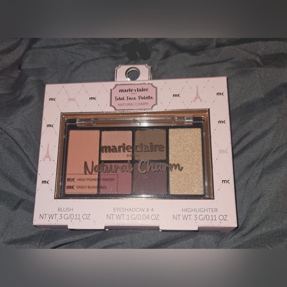 Marie Claire Paris Natural Charm Total Face Palette BNIB